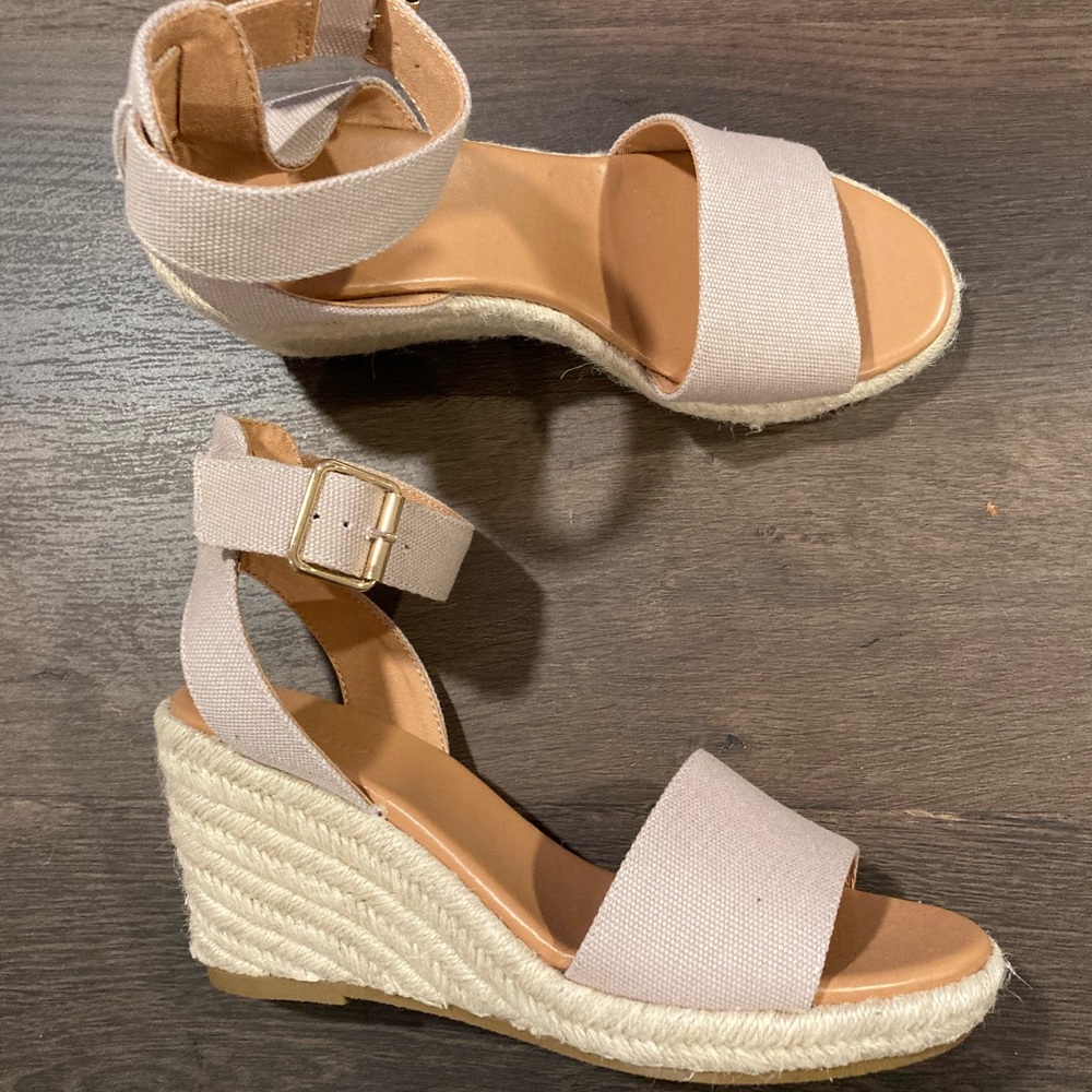 J crew wedge sandals